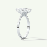 1.5 CT Marquise Cut Solitaire Lab-Grown Diamond Engagement Ring