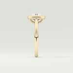 1.5 CT Round Cut Solitaire Bezel Style Lab-Grown Diamond Engagement Ring 5