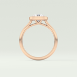 1.5 CT Round Cut Solitaire Bezel Style Lab-Grown Diamond Engagement Ring 8