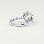 1.5 CT Round Cut Solitaire Bezel Style Lab-Grown Diamond Engagement Ring 15