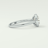 1.5 CT Round Cut Solitaire Bezel Style Lab-Grown Diamond Engagement Ring 16