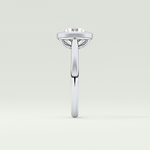 1.5 CT Round Cut Solitaire Bezel Style Lab-Grown Diamond Engagement Ring 17