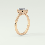 1.5 CT Oval Cut Bezel Solitaire Moissanite Engagement Ring 11