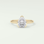 2.0 CT Pear Cut Solitaire Lab-Grown Diamond Engagement Ring 1