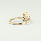 2.0 CT Pear Cut Solitaire Lab-Grown Diamond Engagement Ring 2