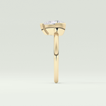 2.0 CT Pear Cut Solitaire Lab-Grown Diamond Engagement Ring 4