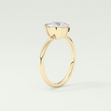 2.0 CT Pear Cut Solitaire Lab-Grown Diamond Engagement Ring 5
