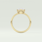 2.0 CT Pear Cut Solitaire Lab-Grown Diamond Engagement Ring 6