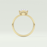 2.0 CT Pear Cut Solitaire Lab-Grown Diamond Engagement Ring 6
