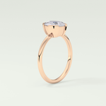 2.0 CT Pear Cut Solitaire Lab-Grown Diamond Engagement Ring 11