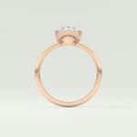 2.0 CT Pear Cut Solitaire Lab-Grown Diamond Engagement Ring 12