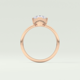 2.0 CT Pear Cut Solitaire Lab-Grown Diamond Engagement Ring 12