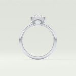 2.0 CT Pear Cut Solitaire Lab-Grown Diamond Engagement Ring 18