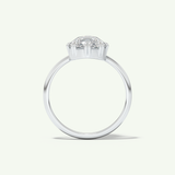 1.5 CT Rose Cut Solitaire Lab-Grown Diamond Engagement Ring