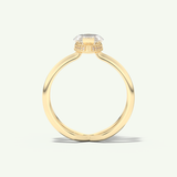 2.0 CT Marquise Cut Double Shank Lab-Grown Diamond Engagement Ring