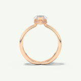 2.0 CT Marquise Cut Double Shank Lab-Grown Diamond Engagement Ring