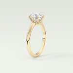 2.0 CT Round Cut Lab Grown Diamond Engagement Ring