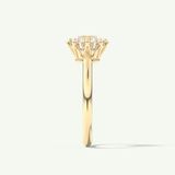 2.0 CT Round Cut Solitaire Lab-Grown Diamond Engagement Ring