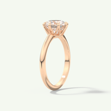 2.0 CT Round Cut Solitaire Lab-Grown Diamond Engagement Ring