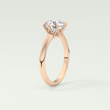 2.0 CT Round Cut Lab Grown Diamond Engagement Ring