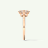 2.0 CT Round Cut Solitaire Lab-Grown Diamond Engagement Ring