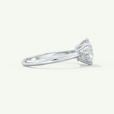 2.0 CT Round Cut Solitaire Lab-Grown Diamond Engagement Ring