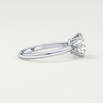 2.0 CT Round Cut Lab Grown Diamond Engagement Ring