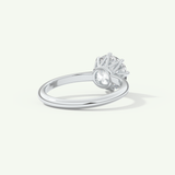 2.0 CT Round Cut Solitaire Lab-Grown Diamond Engagement Ring