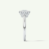 2.0 CT Round Cut Solitaire Lab-Grown Diamond Engagement Ring