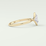 2.0 CT Oval Cut Style Lab Grown Diamond Engagement Ring