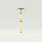 2.0 CT Oval Cut Style Lab Grown Diamond Engagement Ring