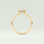 2.0 CT Oval Cut Style Lab Grown Diamond Engagement Ring