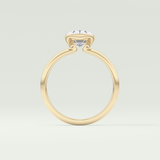 2.0 CT Oval Cut Style Lab Grown Diamond Engagement Ring