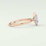 2.0 CT Oval Cut Style Lab Grown Diamond Engagement Ring