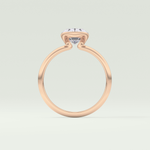 2.0 CT Oval Cut Style Lab Grown Diamond Engagement Ring