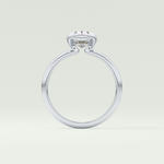2.0 CT Oval Cut Style Lab Grown Diamond Engagement Ring