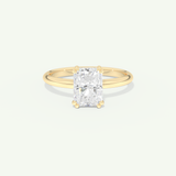 2.0 CT Radiant Cut Solitaire Lab-Grown Diamond Engagement Ring