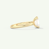 2.0 CT Radiant Cut Solitaire Lab-Grown Diamond Engagement Ring