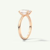 2.0 CT Radiant Cut Solitaire Lab-Grown Diamond Engagement Ring