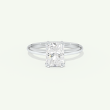 2.0 CT Radiant Cut Solitaire Lab-Grown Diamond Engagement Ring