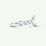 2.0 CT Radiant Cut Solitaire Lab-Grown Diamond Engagement Ring