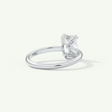 2.0 CT Radiant Cut Solitaire Lab-Grown Diamond Engagement Ring
