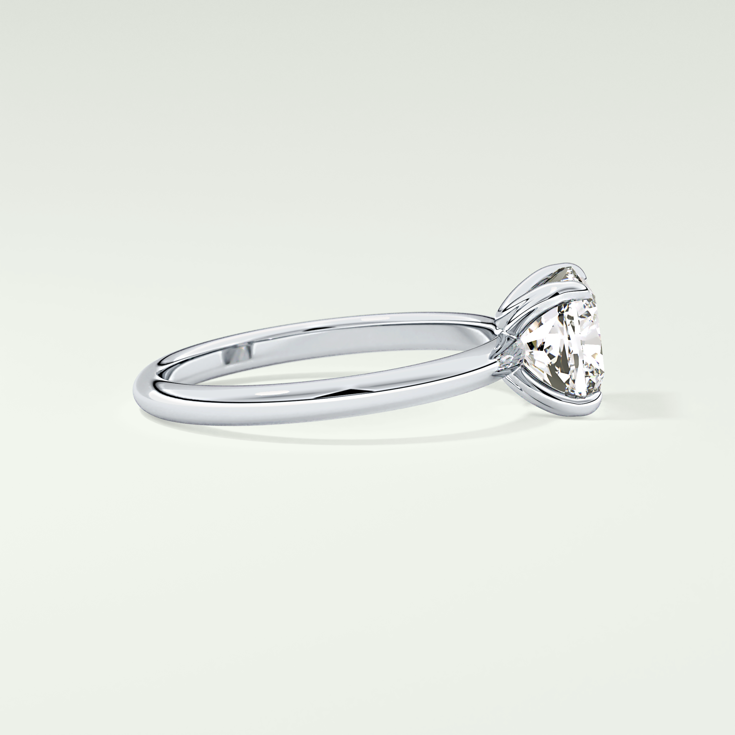 2 CT Radiant Cut Solitaire Moissanite Engagement Ring 15