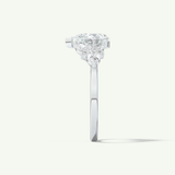 2.0 CT Pear Cut Cluster Lab-Grown Diamond Engagement Ring