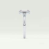 2.0 CT Emerald Cut Lab Grown Diamond Engagement Ring