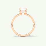 2.0 CT Radiant Cut Hidden Halo Lab-Grown Diamond Engagement Ring