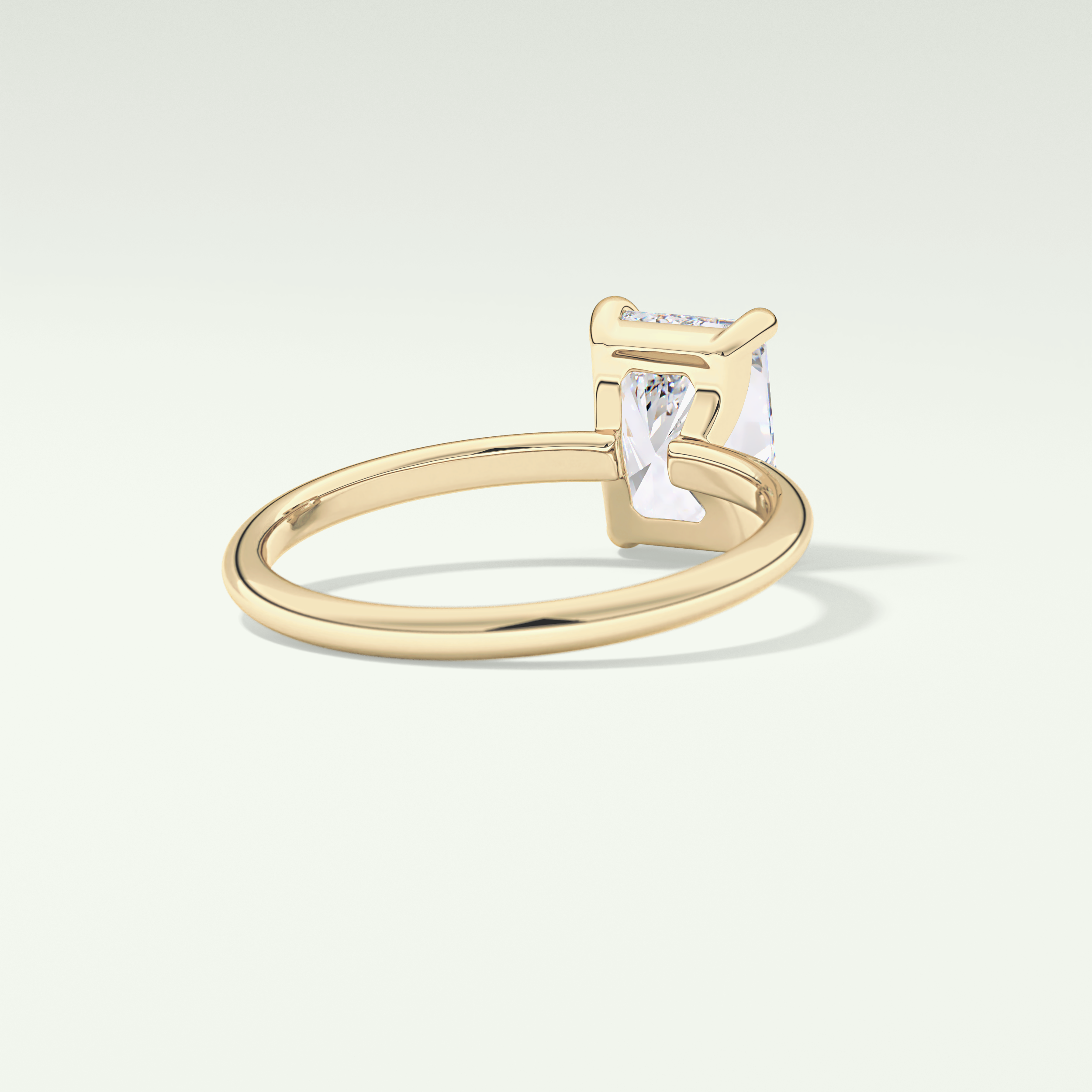 2.0 CT  Radiant Cut Lab Grown Diamond Engagement Ring