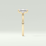 2.0 CT  Radiant Cut Lab Grown Diamond Engagement Ring