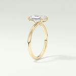 2.0 CT  Radiant Cut Lab Grown Diamond Engagement Ring