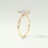 2.0 CT  Radiant Cut Lab Grown Diamond Engagement Ring